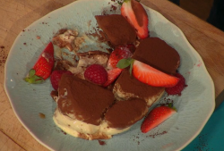 Simon Rimmer’s tiramisu with strawberries on Sunday Brunch