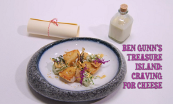 Ross Bryans Ben Gunn’s Treasure Island fish course on the Great British Menu