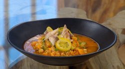 Matt Tebbutt’s Moroccan couscous soup on Saturday Kitchen