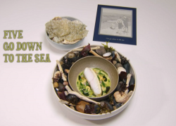 Tom’s Five Go Down To The Sea fish course with turbot on the Great British Menu