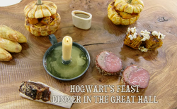 Alex’s Hogwart’s Feast Dinner In the Great Hall main course on the Great British Menu