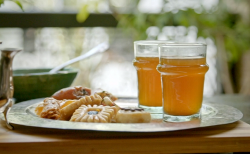 Ainsley Harriott’s  Moroccan mint tea on Ainsley’s Mediterranean Cookbook