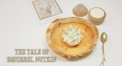 The Tale Of Squirrel Nutkin dessert by Tom on the Great British Menu