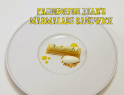 Paddington Bear’s Marmalade Sandwich dessert by Tom Phillips on the Great British Menu 2020