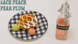 Shauna ‘s Each Peach Pear Plum dessert on the Great British Menu