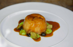 James Martin  steamed suet pudding with gherkins on James Martin’s Islands To Highlands