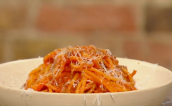 Theo Randall’s Spaghetti all’amatriciana on Saturday Kitchen