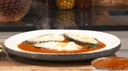 James Martin’s aubergine parmigiana on This Morning