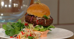 Matt Tebbutt’s lockdown beef burger on Saturday Kitchen