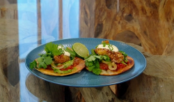 Matt Tebbutt’s fish tacos with condensed milk on Saturday Kitchen