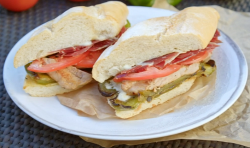 Ainsley Harriott Serranito de Lomo (ham, tomato and pepper sandwich) on Ainsley’s Mediterr ...