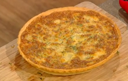 Matt Tebbutt smoked haddock tart with potato salad made using  Georgina Landemare’s recipe ...