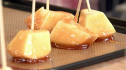 Nick Nairn and Dougie Vipond’s mini toffee apples with cider vinegar on The Great Food Guys