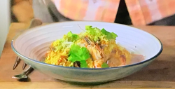 James Martin chicken and prawn biryani on This Morning