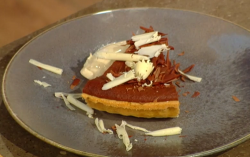 Matt Tebbutt chocolate perfection pie on Saturday Kitchen