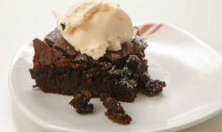 Amar and Gethin’s chocolate brownie on Celebrity Masterchef 2020