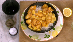 Gok Wan’s lemon chicken with honey and pineapple on This Morning