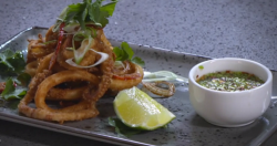 Nick Nairn and Dougie Vipond’s salt chilli squid with a Vietnamese dipping sauce on The Gr ...