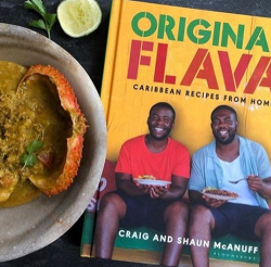 Georgina Hayden’s Crab Curry and Dumplings made with a recipe from Original Flava: Caribbean Rec ...