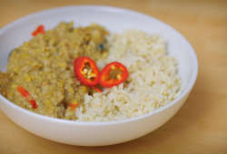 Dale Pinnock’s Lemongrass, Lentil Dhal curry on Eat, Shop, Save