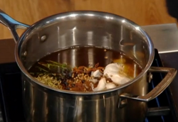 Matt Tebbutt roast chicken brine with salt, sugar and spices on Saturday Kitchen