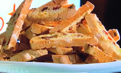 James Martin double baked Italian chocolate chip biscotti with fruit and nut on James MartinR ...