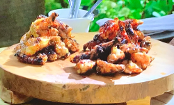 Tom Kerridge’s BBQ chicken wings 3 ways (Korean glaze, honey and soy glaze, maple syrup and must ...