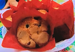 Sandy’s blueberry muffins on James Martin United Cakes of America