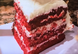 Cakman’s red velvet cake with cream cheese and pecans on James Martin’s United Cakes ...