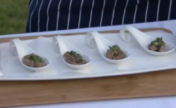 Nick Nairn and Dougie Vipond’s ox tongue with salsa Verde on The Great Food Guys