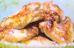 Gok Wan adobo chicken wings with honey and chilli flakes on Gok Wan’s Easy Asian