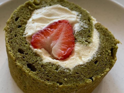 Ravneet Gill Japanese matcha roll on Sunday Brunch