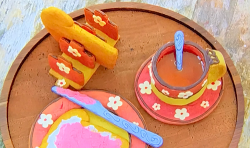 Marc’s morning coffee and toast biscuit table set showstopper on The Great British Bake Of ...