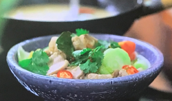 Ching’s healthy Thai coconut noodle broth on Lorraine