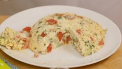 Gregg and Holly’s cheese and tomato frittata on Eat Well for Less?