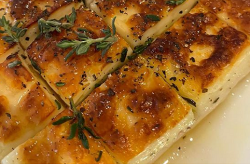 Morgan McGlynn  Baked Halloumi with Thyme, Lemon and Honey on Sunday Brunch