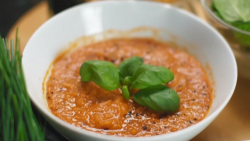 Gregg Wallace, Rachel and Sadie’s bean soup with tomatoes and basil on Eat Well For Less?