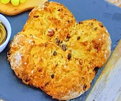 Hermine’s  favourite soda bread with dried fruits soaked in orange  liqueur  on The Great Britis ...