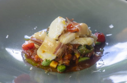 Liam and Ryan Simpson-Trotman Roasted Cod with Courgette Bolognese on James Martin’s Satur ...