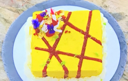 Hermine’s Holiday ice cream cake  on The Great British Bake Off 2020