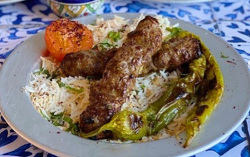 John Gregory-Smith Persian Koobideh Kebab on Sunday Brunch