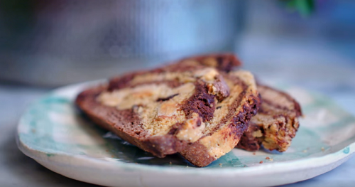 Rachael Khoo chocolate biscotti with almonds, cinnamon, allspice  and nutmeg on Rachel Khoo: A C ...