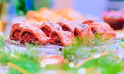 Rachel Khoo’s sausage rolls with cocoa nibs and chocolate pastry on Rachel Khoo: A Chocola ...