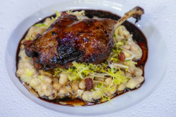 James Martin duck confit with beans and salad on James Martin’s Saturday Morning
