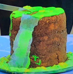 Cece’s Dunn’s River Waterfall cake on Junior Bake Off 2021