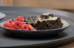 Rachael Johnson chocolate nemesis cake on Celebrity Best Home Cook