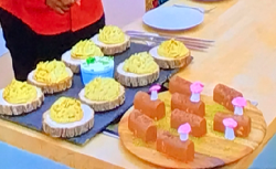 Reece’s Hedgehog Chicken Pastries and The Lurking Log on Junior Bake Off 2021