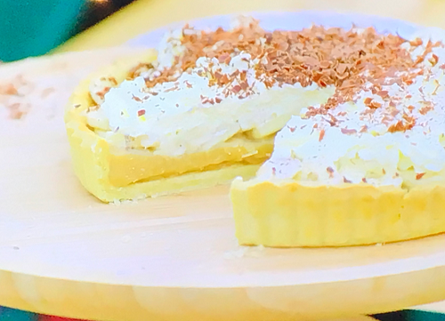 Anne-Marie’s banoffee pie on The Great Celebrity Bake Off for SU2C