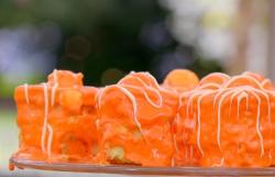 Jade Thirlwall’s Martini Fondant Fancies on The Great Celebrity Bake Off for SU2C