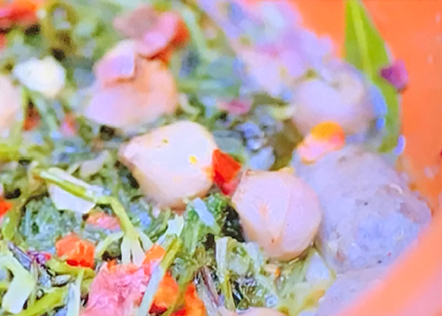 Luciano’s sausage and vegetable stew on  A Taste of Italy with Nisha Katona